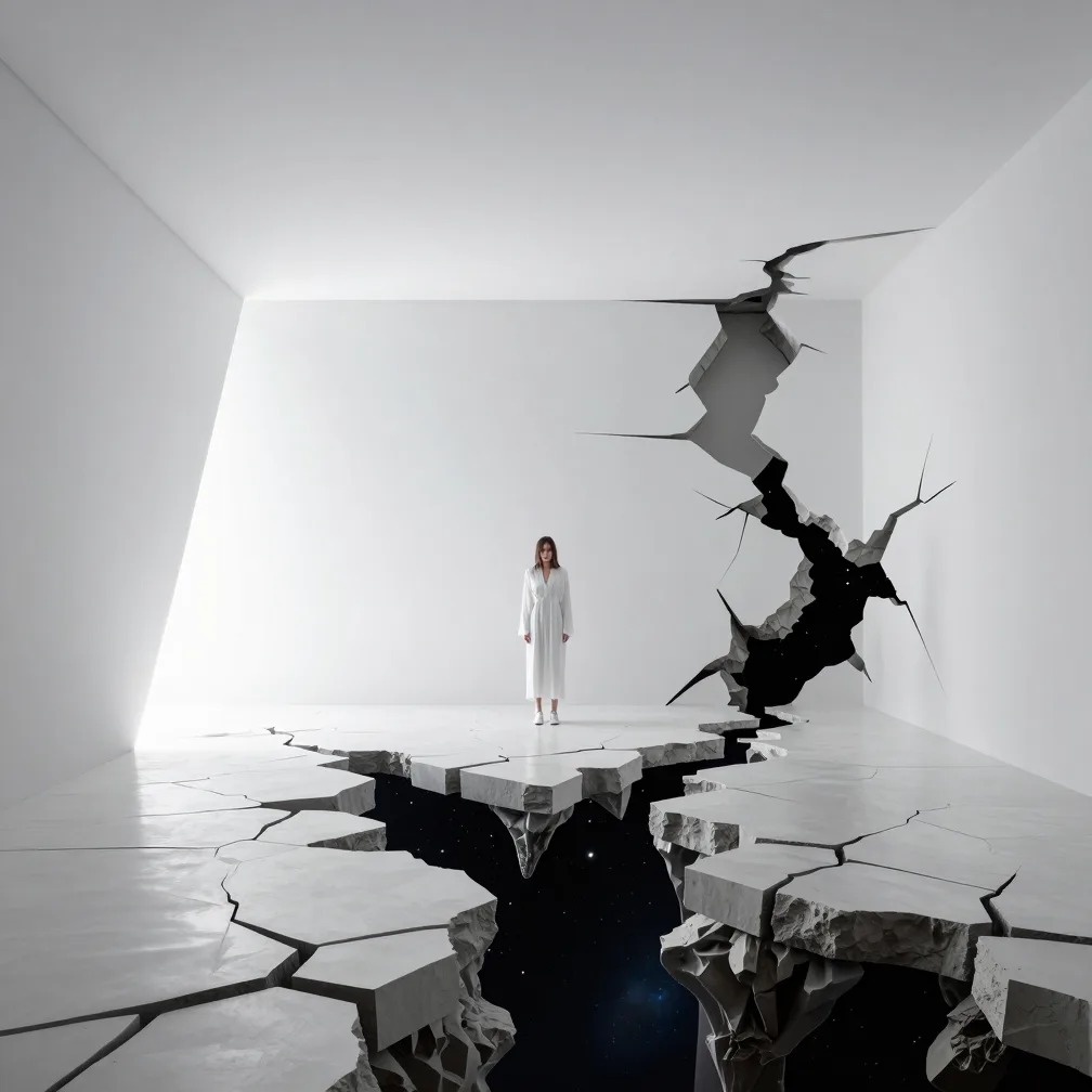 The Chaote — reality fragmenting at the threshold