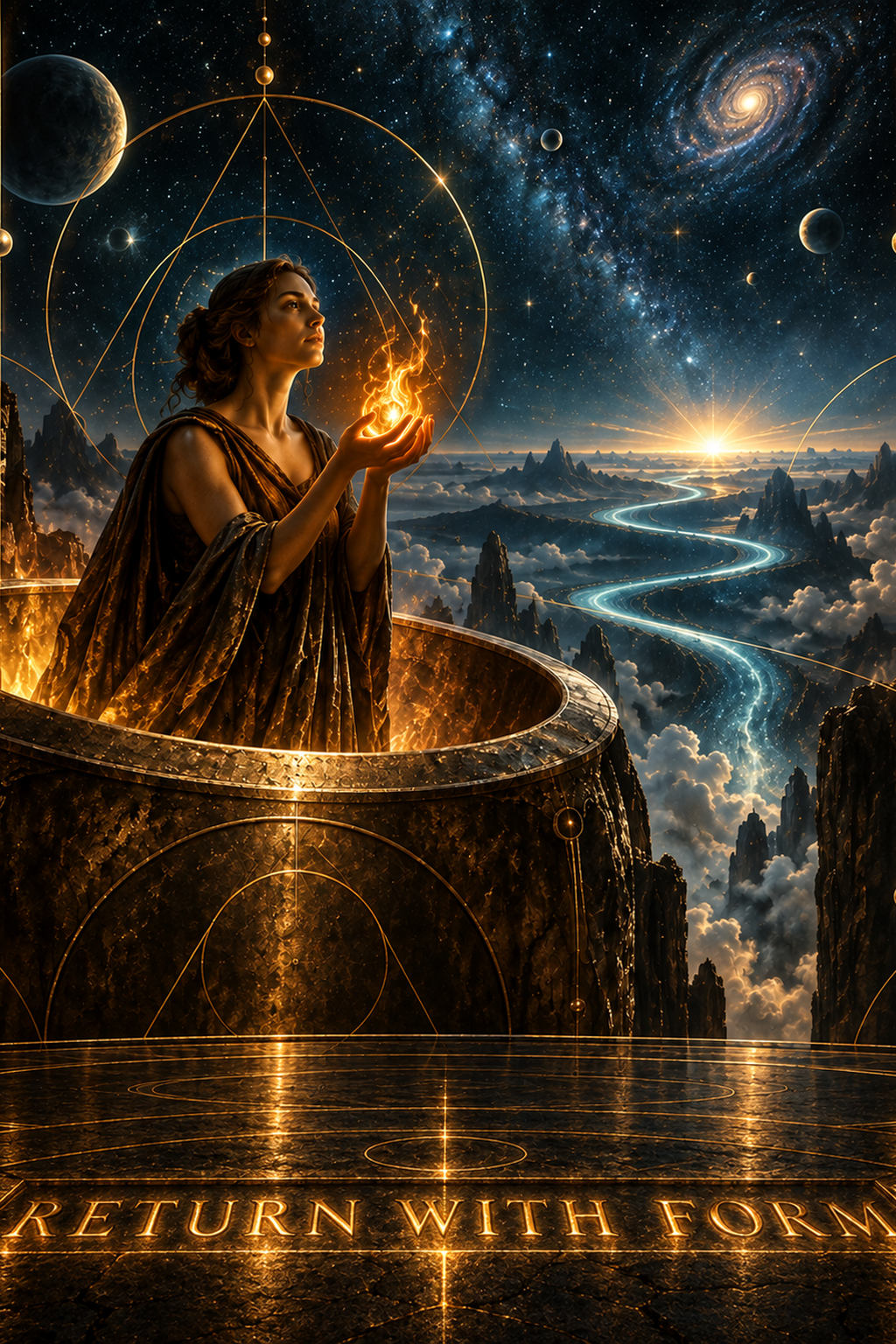 Return with form: what is received must become visible in action.