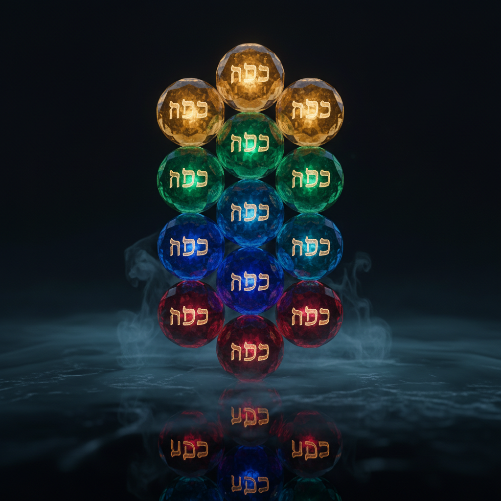 The ten sefirot as vessels of light