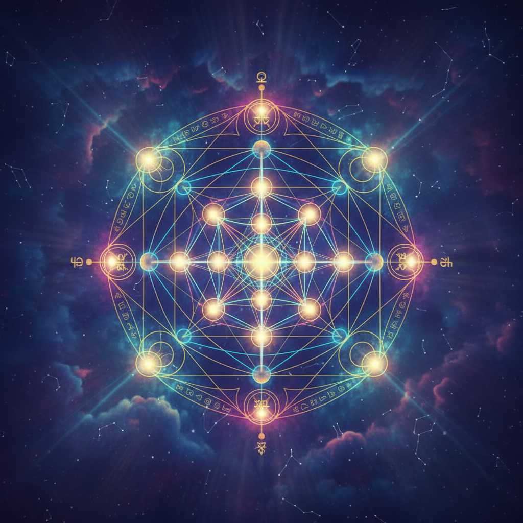 Metatron's Cube and the Tree of Life: When Kabbalah and Geometry Share One Blueprint