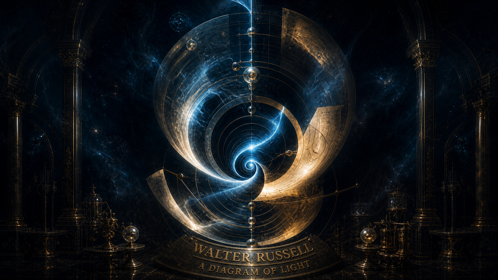 Walter Russell's The Universal One: When Cosmology Became a Diagram of Light