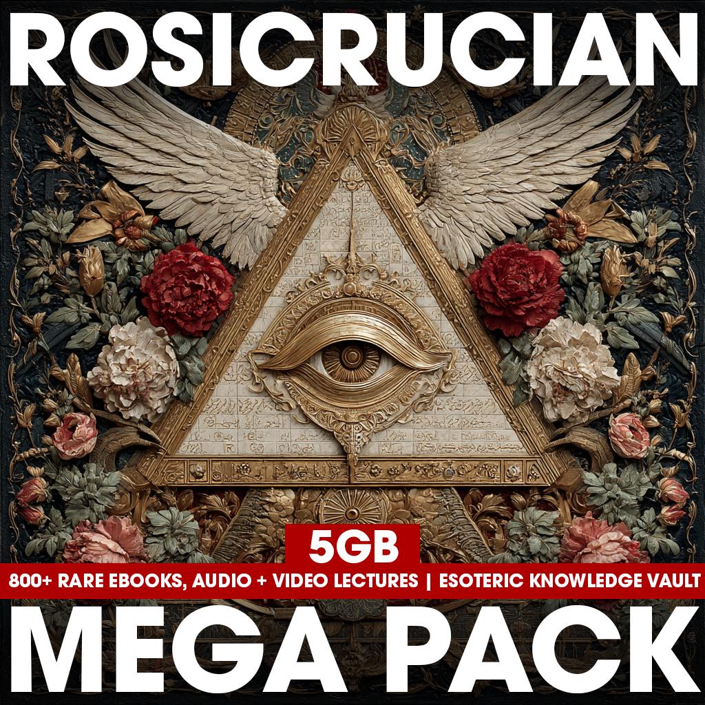 Rosicrucian Mega Pack – 800+ Rare Esoteric Ebooks, Audio & Video Lectures | 5GB Digital Occult Archive