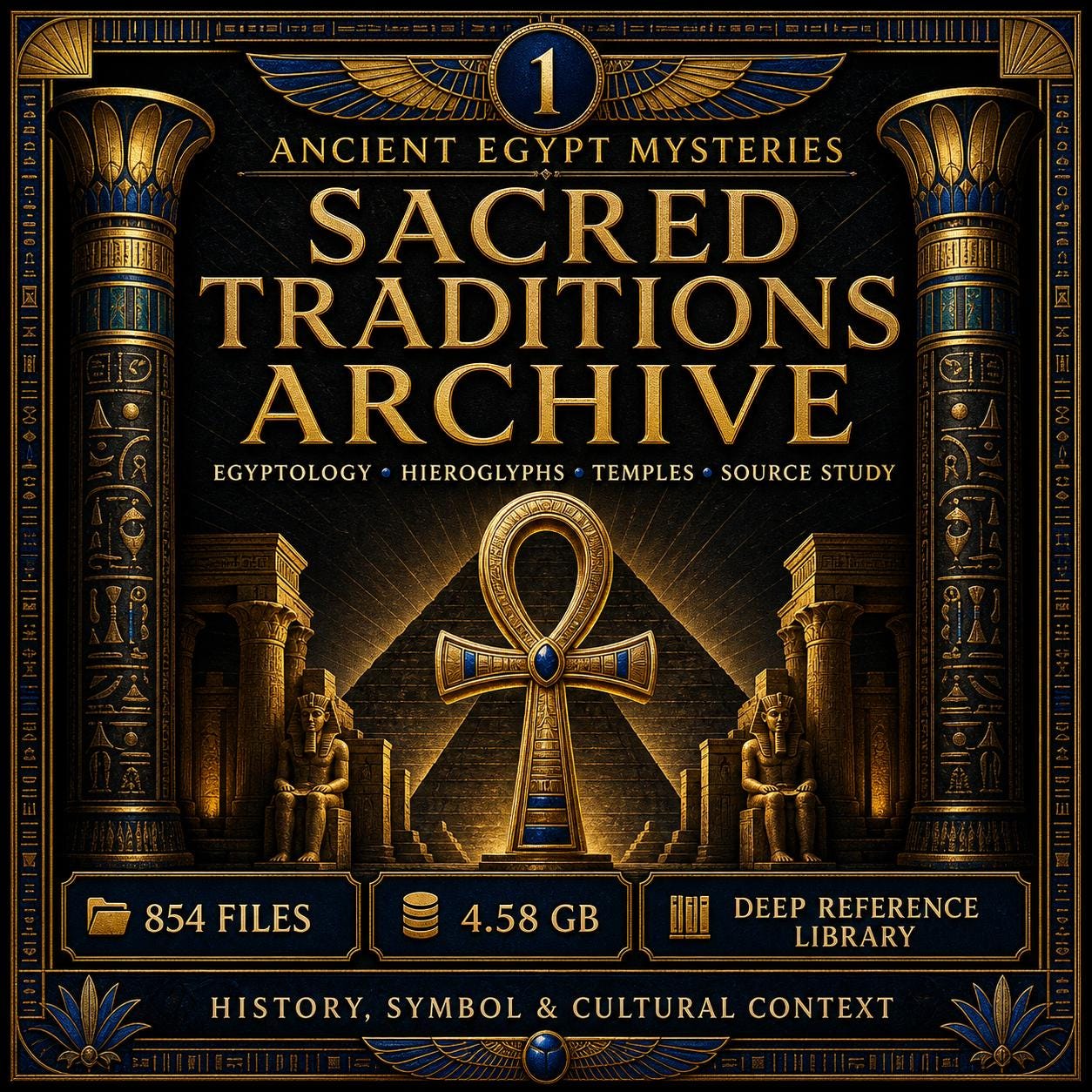 Ancient Egypt Mysteries & Sacred Traditions Archive | 854 Files | Egyptology, Hieroglyphs,  Temples and Ancient History | Digital Download