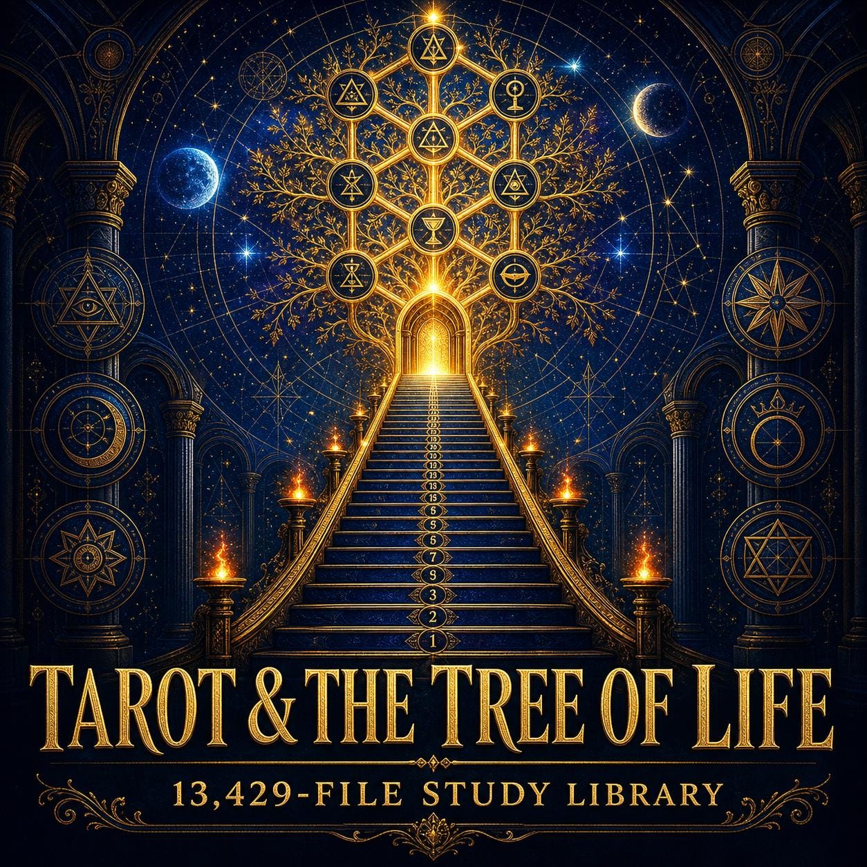 Tarot & the Tree of Life Study Library 5.5 GB | 13,429-File Tarot Deck, Qabalah and Pathworking Archive + Audio
